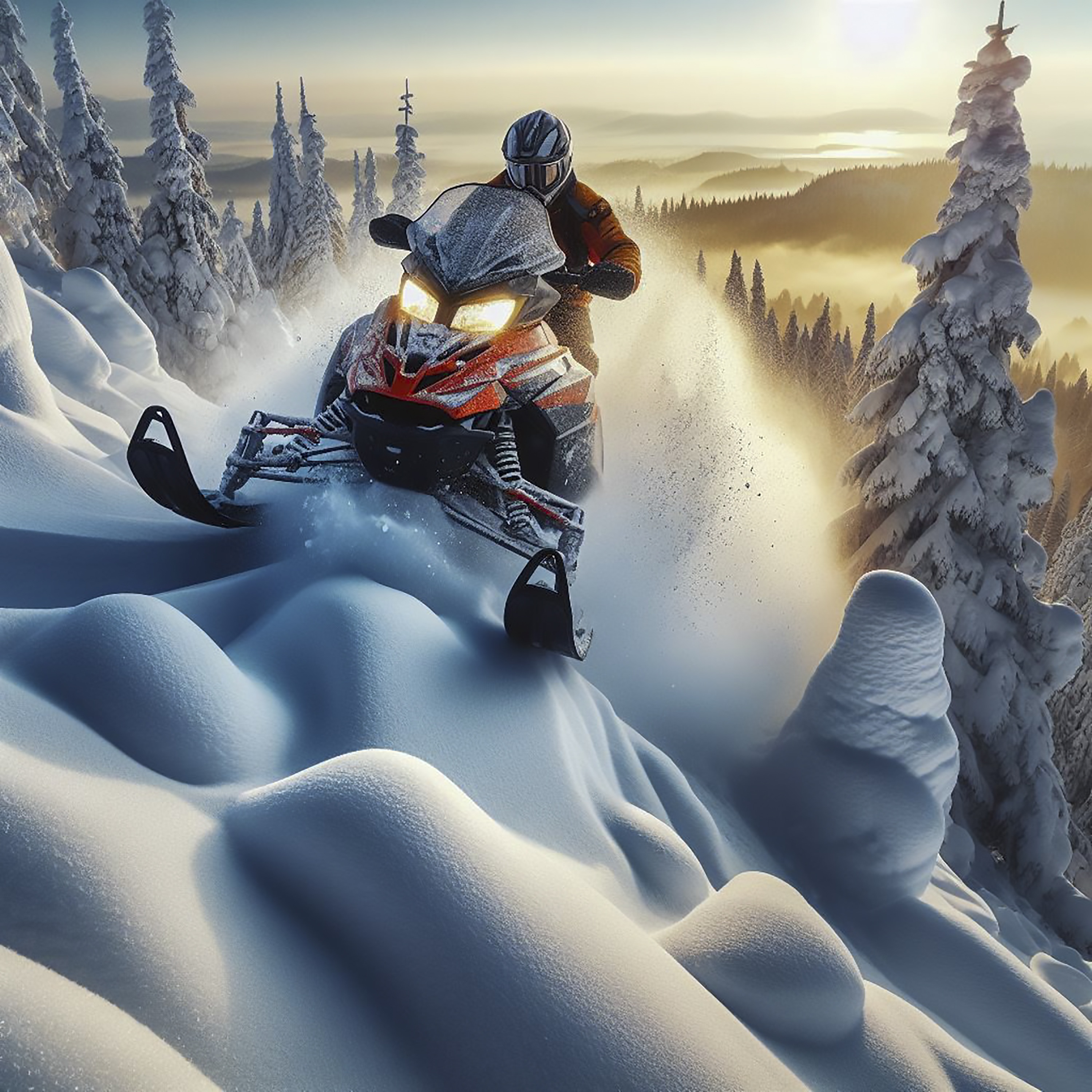 Image of a snowmobile.